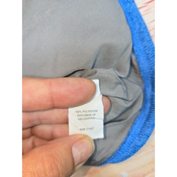 johnnie-O Boys Blue Sleeveless Vest With Zipper Front & Pockets - Picture 3 of 6